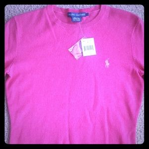 Ralph Lauren cashmere pink sweater